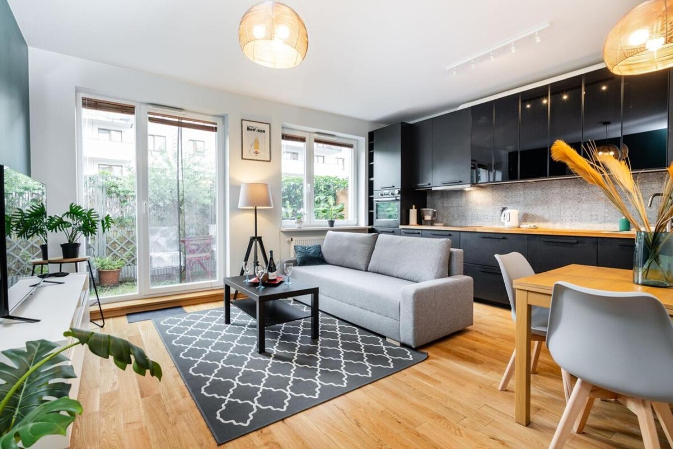 Modern 70M Apartment With Private Garden Metro Varsovia Exterior foto